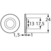 FTCAP I12 1004609 Isolatieschijf (Ø) 30 mm 1 stuk(s) - thumbnail