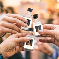 Mini Vodka personaliseren - 50 stuks - thumbnail