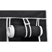 VidaXL Kledingkast opvouwbaar 110x45x175 cm zwart - thumbnail