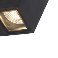 QAZQA Moderne wandlamp zwart 2-lichts AR70 IP54 - Baleno - thumbnail