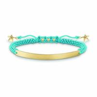 Thomas Sabo LBA0060-848-1 Blauw Zilver Gouden - Maat: 14,5-21 cm Dames armband - thumbnail