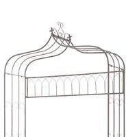 Tuinbank 122 cm ijzer antiekbruin - thumbnail