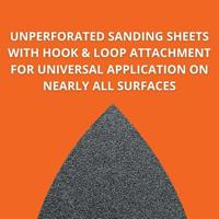 Fein 63717087014 Deltaschuurpapier Met klittenband, Ongeperforeerd Korrelgrootte (num) 150 Hoekmaat 80 mm 50 stuk(s) - thumbnail