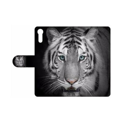 Sony Xperia XZ | Sony Xperia XZs | Telefoonhoesje | Met pasjeshouder | Tijger