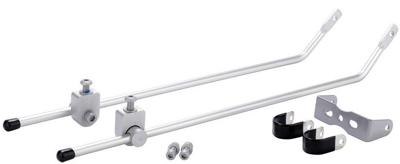 Buzaglo White label bevestigingsset achterdrager zilver Buzaglo White label bevestigingsset achterdrager zilver