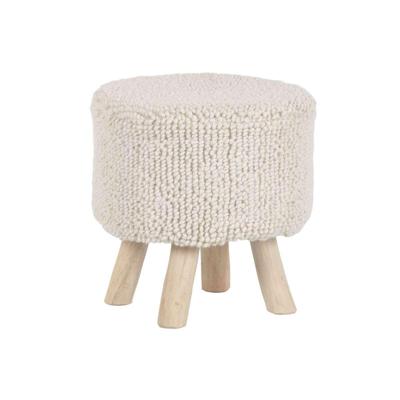 Voetensteun Home ESPRIT Beige Boho 40 x 40 x 40 cm Voetensteun Home ESPRIT Beige Boho 40 x 40 x 40 cm