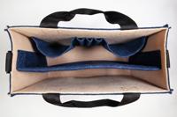 Sigel Laptoptas Desk Sharing Bag Bicolor M Synthetisch vilt Donkerblauw, Beige (b x h x d) 36 x 28 x 15 cm Geschikt voor max. (laptop): 39,1 cm (15,4) - thumbnail