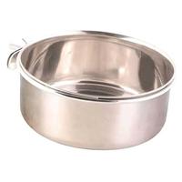 Trixie voerbak met schroefbevestiging rvs - thumbnail