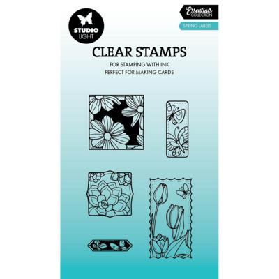 Studio Light • essentials clear stamp spring labels