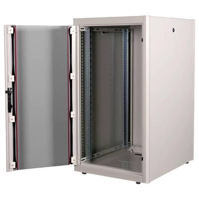 ROLINE 19-inch netwerkkast Basic 22 U, 600x800 BxD Glazen deur grijs