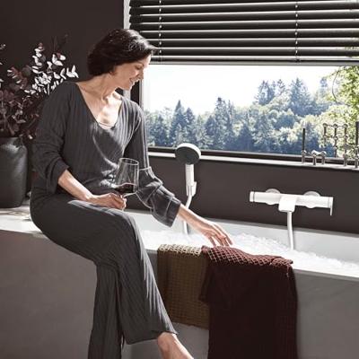 Hansgrohe Badmengkraan Opbouw Vivenis Eengreeps Mat Wit