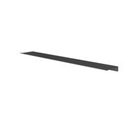 Hotbath &More Planchet 80 cm inclusief bevestigings rails Geborsteld zwart PVD - thumbnail