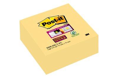 Post-it Super Sticky notes kubus, 270 vel, ft 76 x 76 mm, geel