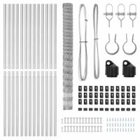 Weidehekwerk Zilver 25 x 1.6 m Gegalvaniseerd staal - thumbnail