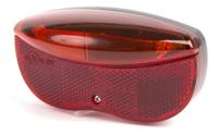 Dragerachterlicht IKZI 3x LED 80mm boutafstand met E4 goedgekeurde reflector - rood - thumbnail