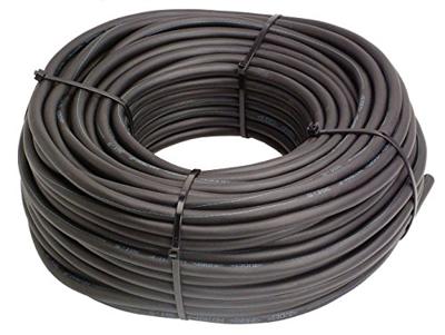 AS Schwabe 10013 Rubberkabel H07RN-F 3 x 1.5 mm² Zwart per meter