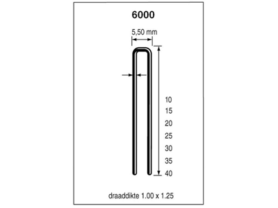 Dutack Niet serie 6000 CRvs hars 30mm ds 4 duizend - 5028039