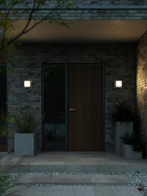 Nordlux Design wandlampOliver zwart vierkant - 2218251003