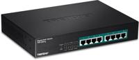 TRENDnet TPE-TG81g 8-Port Gigabit GREENnet PoE+ Switch Rack monteerbaar, tot 30 W per poort en 105 watt totaal vermogen - thumbnail