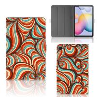 Samsung Galaxy Tab S6 Lite | S6 Lite (2022) Hoes Retro - thumbnail