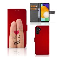 Samsung Galaxy A04s | Samsung Galaxy A13 5G | Wallet Case | met Pasjes | Liefde - Origineel Romantisch Cadeau - thumbnail