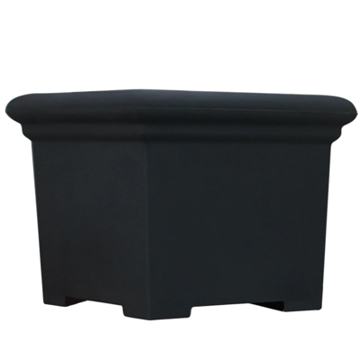 Vierkante 200L zwarte plantenbak bloempot Prestige - Prestige Vierkante 200L zwarte plantenbak bloempot Prestige - Prestige