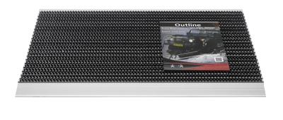 Hamat Deurmat Outline 50x80cm Zwart