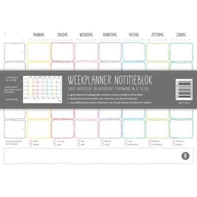 Gezinnig Weekplanner notitieblok