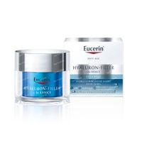 Eucerin Hyaluron-Filler + 3x Effect Hydratatie Booster Nacht Gel-Crème Anti-Age en Rimpels Pot 50ml