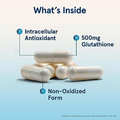 Glutathione Reduced 500mg 60v-caps - thumbnail