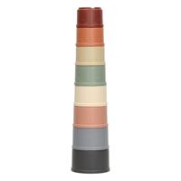 Lobbes Stapelbekers pastel, 8dlg. - thumbnail