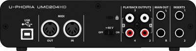 Behringer U-Phoria UMC204HD USB Audio-interface