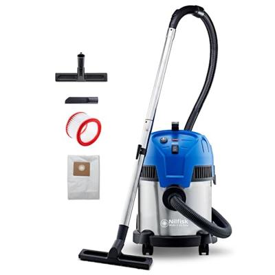 NILFISK blue line nat/droog stofzuiger "multi ii 22 inox eu". vacuum cleaner multi 2-22 inox - thumbnail