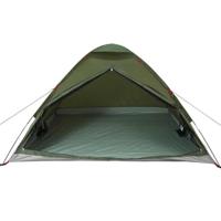 Koepeltent 4-persoons waterdicht olijfgroen - thumbnail