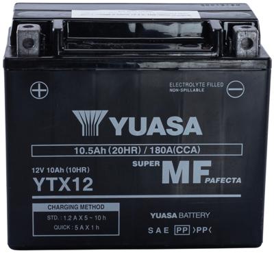 YUASA batterij "ytx12 / ytx12-bs". battery ytx12 agm
