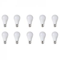 LED Lamp 10 Pack - E27 Fitting - 10W - Helder/Koud Wit 6500K - thumbnail