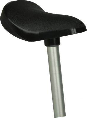 VWP zadel mini/junior bmx m/zadelpen 22.2 pvc zwart