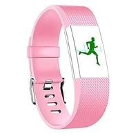 Fitbit Charge 2 sportbandje - Maat: Large - Lichtroze - thumbnail