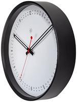 NeXtime NX-7358 Wandklok NXt Sweden Dia 30cm Kunststof Zwart - thumbnail