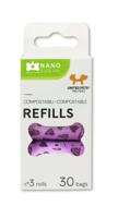 Hygiënezakjes United Pets Bon Ton Nano Hond Paars (3 x 10 uds) - thumbnail