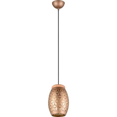 Stijlvolle Koffiekleurige LED Hanglamp - E27 Fitting - Metaal