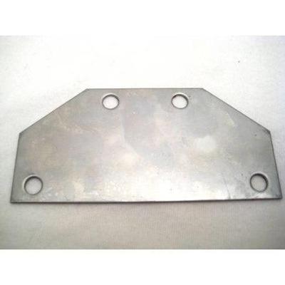 Gazelle adapter plaatje tbv drager(achterlicht 80mm) rvs