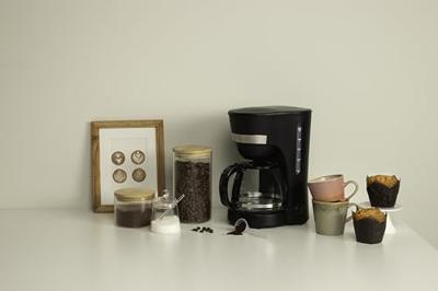 Tristar Koffiezetapparaat Zwart Capaciteit koppen: 12 Glazen kan, Warmhoudfunctie