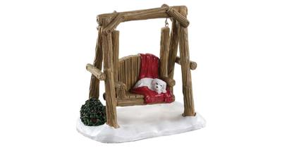 Kerstfiguur Rustic log swing LEMAX - Lemax