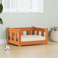 Hondenbed Wasbruin 55 x 45 x 28 cm Massief grenenhout - thumbnail