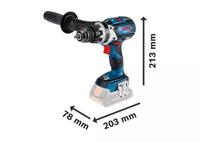 Bosch Professional GSB 18V-110 C Accu klop-/schroefboormachine 18V Basic Body - 06019G0309 - thumbnail