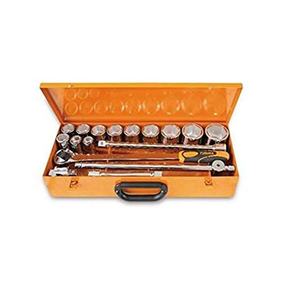 Beta 928A/C12 12 zeskant dopsleutels en 5 toebehoren in plaatstalen kist - 009280955