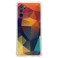 OPPO A16 | A16s | A54s Shockproof Case Polygon Color - thumbnail