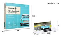 Franzis adventkalender Trabant blauw - thumbnail