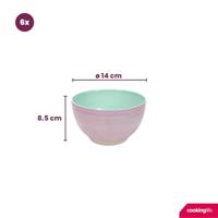 Cookinglife Soepkommen / Kommen Pastel Harmony ø 14 cm - 6 Stuks - thumbnail